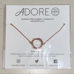 Adore Sparkle + Stack Bracelet in Rose Gold
